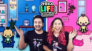 AZUL x ROSA | QUARTO DOS GÊMEOS no Toca Life