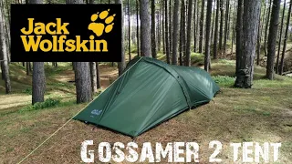 Jack wolfskin gossamer 2 tent review | a good stealth wild camping tent | 2 man bivy tent