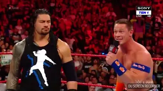 Wwe Raw 22 August Samoa Joe Attack John Cena And Roman Reigns On modaynight Raw