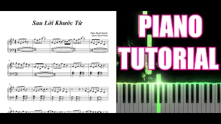 Sau Lời Từ Khước (Theme Song From "MAI") | Piano Tutorial/Sheet Synthesia