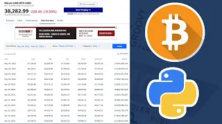 Download Cryptocurrency (Crypto) Historical Price With Python