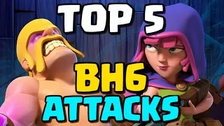 Top 5 Builder Hall 6 Attack Strategies! CoC BH6 Builder Base Tips | Clash of Clans