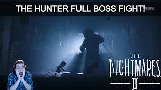 Little Nightmares 2 Hunter Boss Fight | Full Chase and Shotgun Death  | Walkthrough | All Scenes