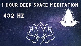 432 Hz - 1 Hour of DEEP Space Meditation for HEALING & Relaxation | 🌌🌙☀️