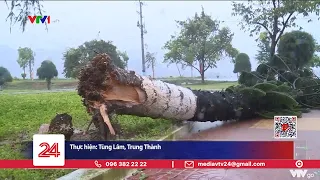 Những thiệt hại đầu tiên do bão số 9 gây ra | VTV24