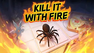 ИГРА НЕ ДЛЯ АРАХНАФОБОВ! | KILL IT WITH FIRE | ПРОХОЖДЕНИЕ #1