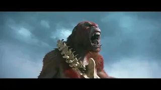 Godzilla x Kong The New Empire : Skar King and Shimo arrive at Rio De Janeiro Full Scene HD