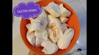 CARA MASAK DURIAN LUNDANG mentah