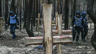Kiew meldet hunderte Gräber und "Folterräume" in zurückeroberten Gebieten | AFP