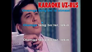 Og`abek Sobirov Onamga teng bo`la olmas karaoke