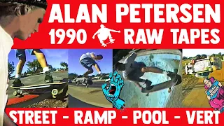 *UNSEEN ALAN PETERSEN 1990 RAW TR FOOTAGE FROM RISK IT SESSIONS FRESNO CALIF.