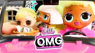 LOL Surprise Dolls Big Sister OMG Doll Back from College with Playmobil Sets & Unboxings