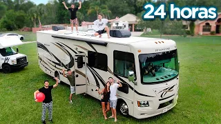 24 HORAS DENTRO DE UM MOTORHOME DE LUXO!