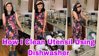 How I Clean Utensil Using Dishwasher