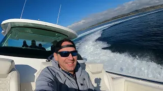 First run! 2022 Tiara Yachts 43 LS Mercury 600 hp V12 Outboards!