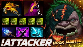 Attacker Pudge Hook Master - Dota 2 Pro Gameplay [Watch & Learn]