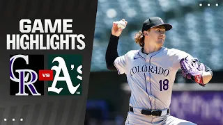 Rockies vs. A's Game Highlights (5/23/24) | MLB Highlights