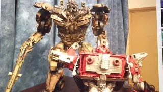 (Transformers 3 Stop Motion) Optimus Prime VS Sentinel Prime