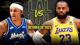 Los Angeles Lakers vs Orlando Magic Full Game Highlights | October 30, 2023 | FreeDawkins