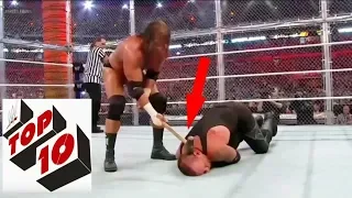 Top 10 Moments - The Undertaker VS Triple H Match