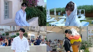 숙소 투어/자전거/바다 수영🏊🏻‍♂️😎/맥주&포카치아/돌체앤가바나2023🇮🇹 | DOYOUNG Puglia Vlog