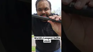 Longest Selfie stick for fake drone shots!