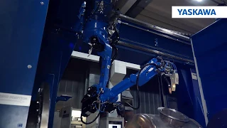 YASKAWA Arc welding robot system with MOTOSense seam tracking