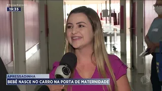 APRESSADINHA: BEBÊ NASCE NO CARRO NA PORTA DE MATERNIDADE