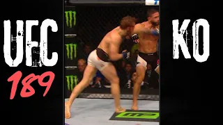 Conor McGregor KOs Chad Mendes | UFC 189