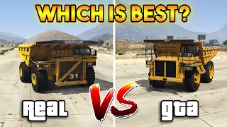 GTA 5 DUMP VS REAL CAT 789C | WHICH IS BEST?