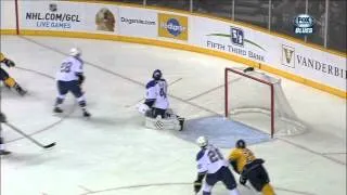 Colin Wilson goal. 21 Jan 2013 St. Louis Blues vs Nashville Predators. NHL Hockey