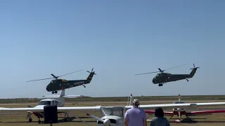 Sikorsky H-34's Flying