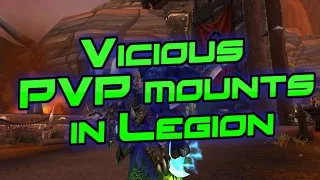 New Vicious Rated PVP Mounts in Legion