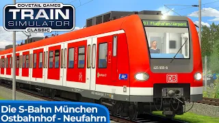 S1 zum Flughafen München & Freising | TRAIN SIMULATOR CLASSIC | S-Bahn München – BR 423 | RSSLO