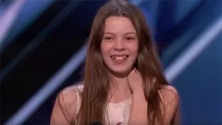 America's Got Talent: 13-Year-Old With Social Anxiety Turns Into Janis Joplin When She Sings!