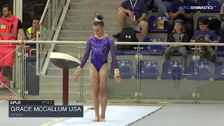 Grace McCallum USA - Vault, Senior - 2018 Jesolo Trophy