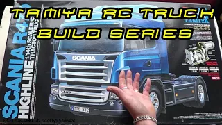 RC TRUCKS | TAMIYA SCANIA R/C TRUCK BUILD | INTRODUCTION & BASIC CHASSIS CONSTRUCTION PART 2