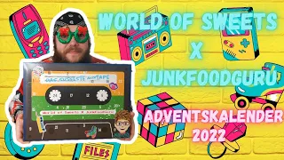 @JunkFoodGuru x @worldofsweets Adventskalender 2022 - Unboxing und TASTE-TEST - 90er Süssigkeiten!