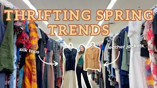 Thrifting SPRING 2024 TRENDS + Spring Try-On Haul!