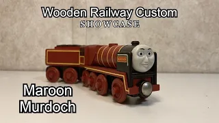 Maroon Murdoch | Wooden Railway Custom