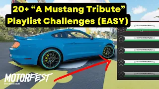 The Crew Motorfest: How to Complete 20 "American Muscle: A Mustang Tribute" Challenges FAST!!