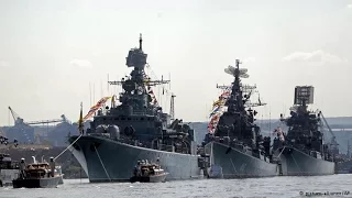 Российские военные проводят учения в Черном море