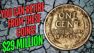 YOU CAN RETIRE FROM IF YOUR FIND THESE COINS - WHEAT PENNIES WORTH ILLIONS!!