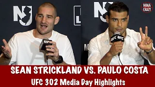 UFC 302: Sean Strickland & Paulo Costa Media Day Highlights