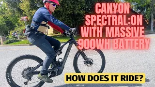 2022 Canyon Spectral:On test ride and review - 900wh battery for best ebike range