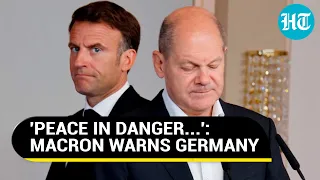 Macron's 'Warmongering' In Germany; Tells Europe To Act Against Russian Aggression | Watch