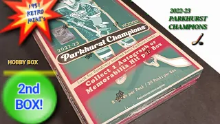 BETTER NEVER THAN LATE? ➡️ 2022-23 PARKHURST CHAMPIONS HOCKEY 🏒 HOBBY BOX (2nd Break) #hockeycards