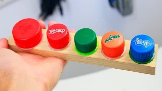 3 ideas with plastic bottle caps