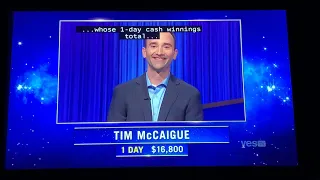 Jeopardy, intro - Tim McCaigue Day 2 (3/24/22)