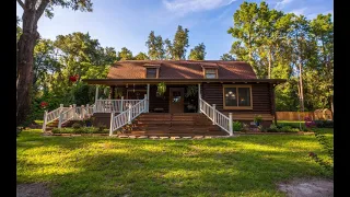 REDUCED North Florida Log Home with Country Living For Sale in Jasper, FL @uclifestyleproperties